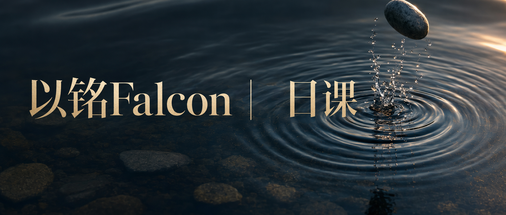 以铭Falcon｜日课专栏封面
